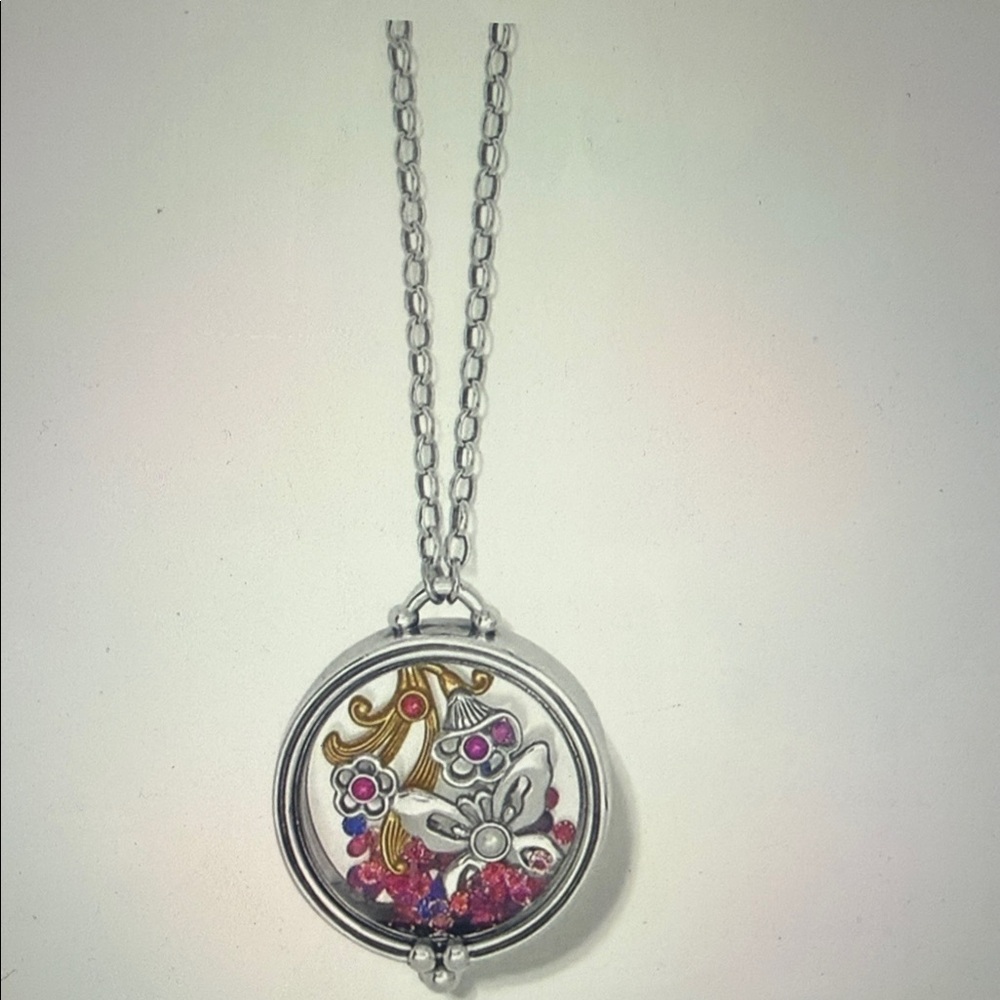 💐🆕💐Brighton Duet Flower Shaker Long Necklace NWT $138